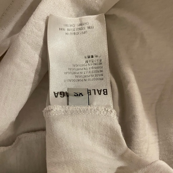 BALENCIAGA LOGO WHITE TEE - Picture 3 of 3